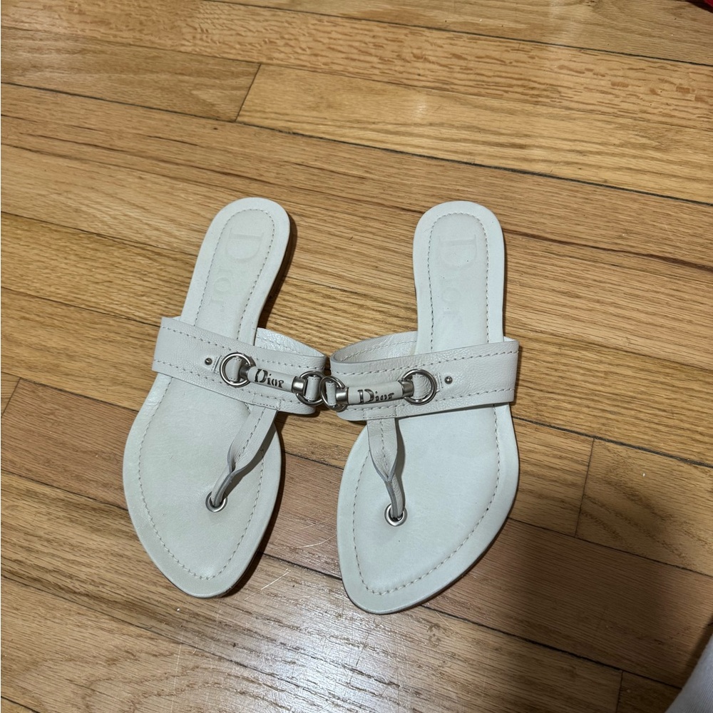 Dior Women's Cream Sandals
